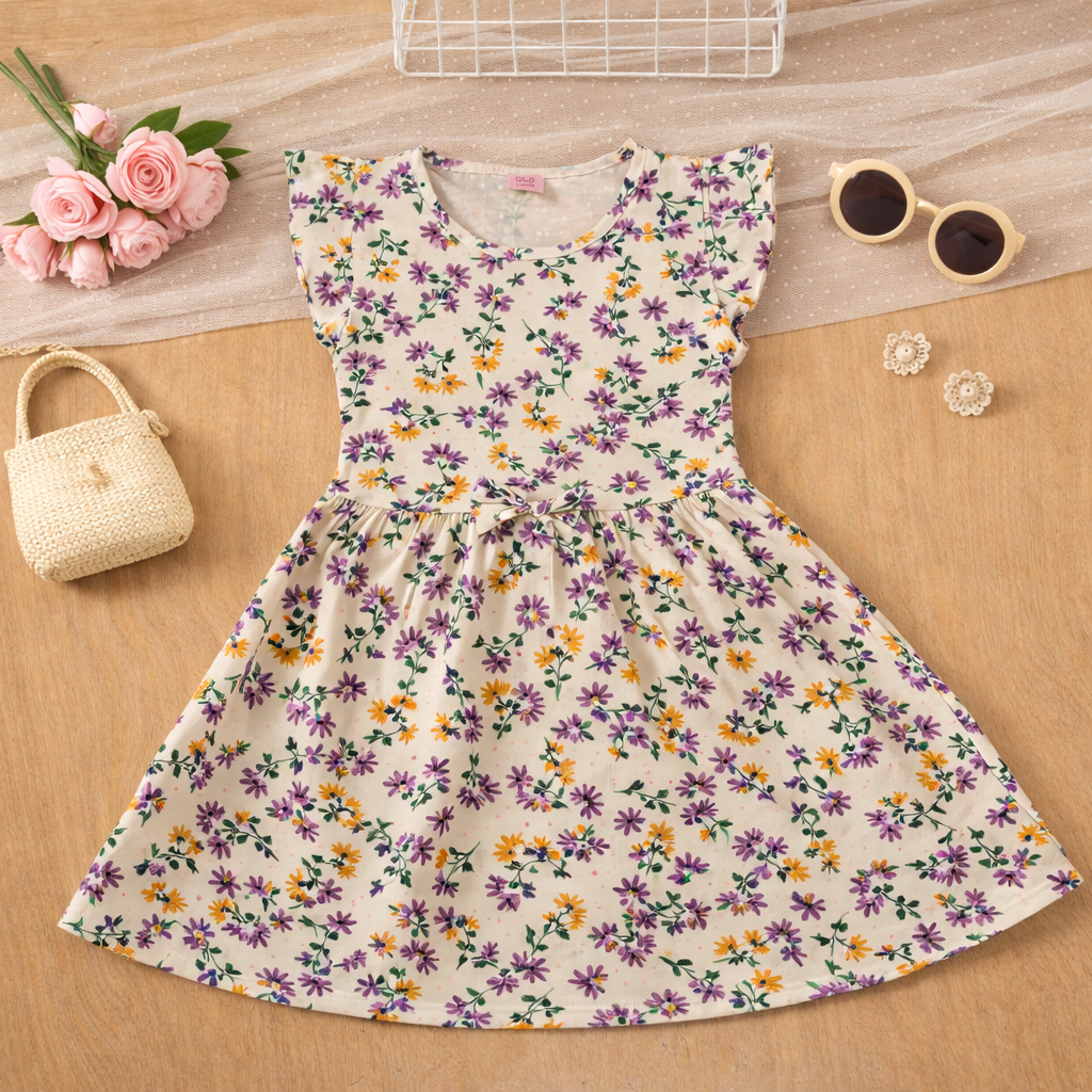 Pastel Floral Garden Dress