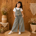 Denim 3-Piece Co-Ord Set for Girls