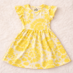 Sunshine Tie-Dye Flare Dress