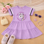 Lavender Unicorn Tier Dress