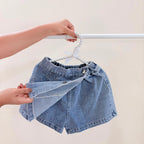 Girls 3-Piece Denim skort Set