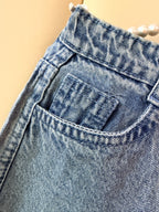 Light Blue Cargo Jeans | Denim Pants