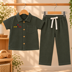 I love Mom & Dad Muslin Co-ord Set