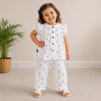 Giraffe Charm Muslin Co-ord Set