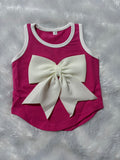 Bow Charm Sleeveless Top