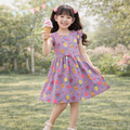 Lavender Fruit Print Frock