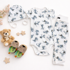 Tom & Jerry Small Printed Baby Romper Co-ord Set with Cap