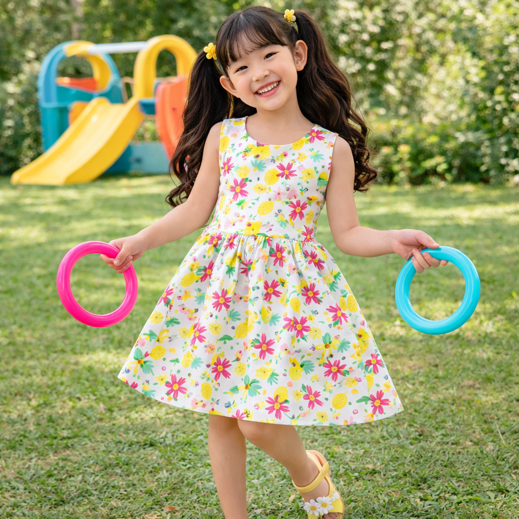 Lemon Blossom Summer Dress