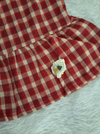 Red Gingham Frill Co-Ord Set