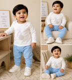 Dinosaur Planet Print Cotton co-ord set