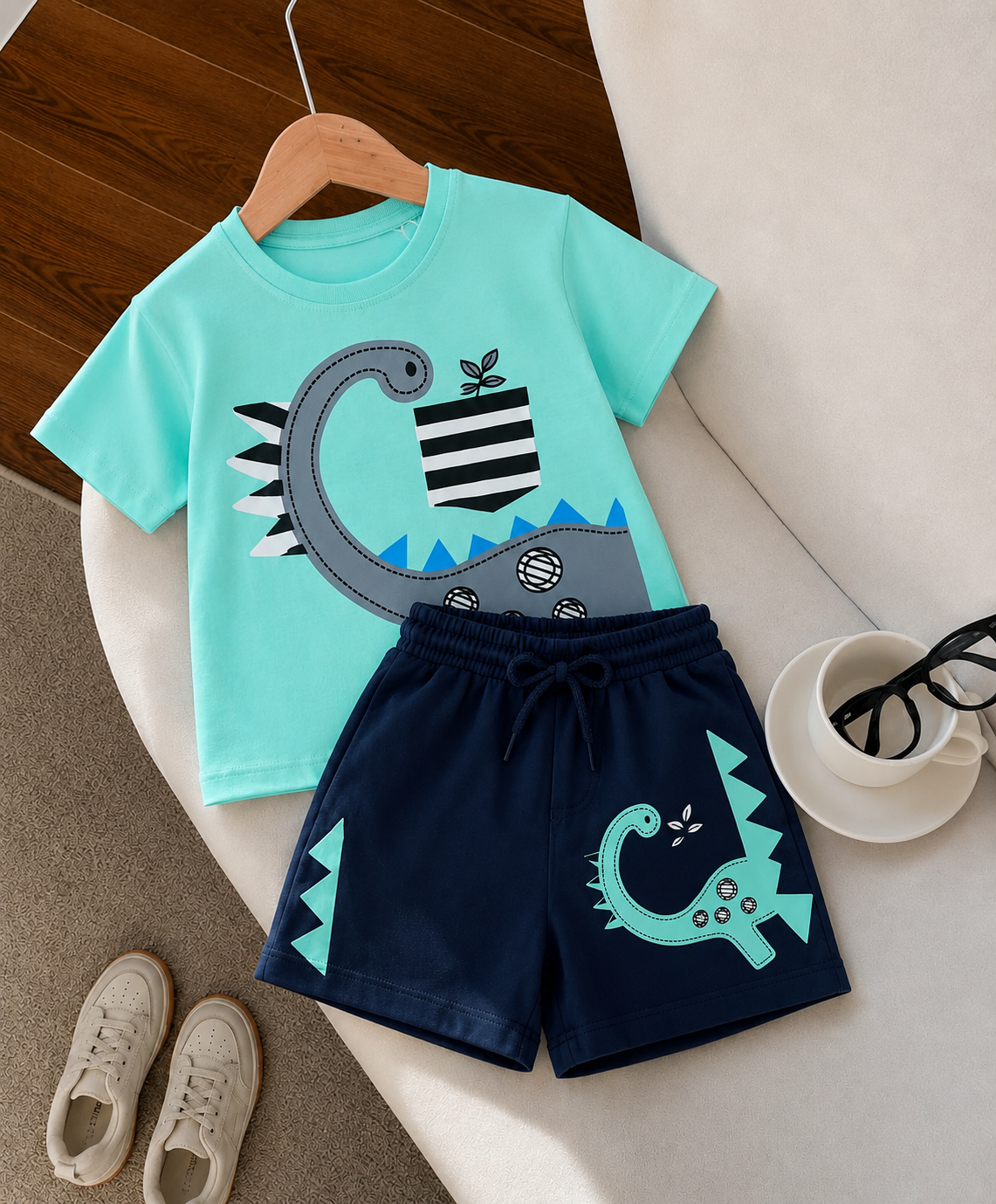 Dino Adventure Short Set