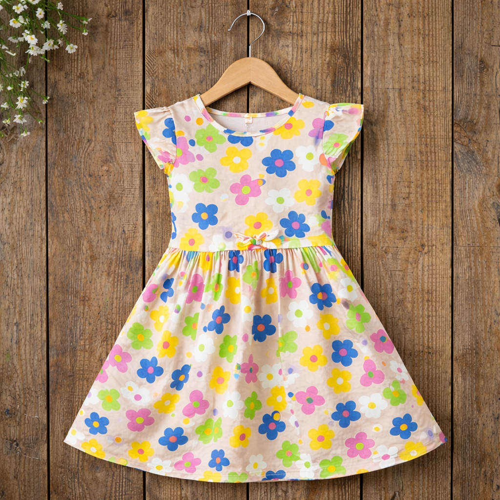 Colorful Daisy Bloom Dress