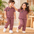 Little Explorer Muslin Shirt & Pants Set
