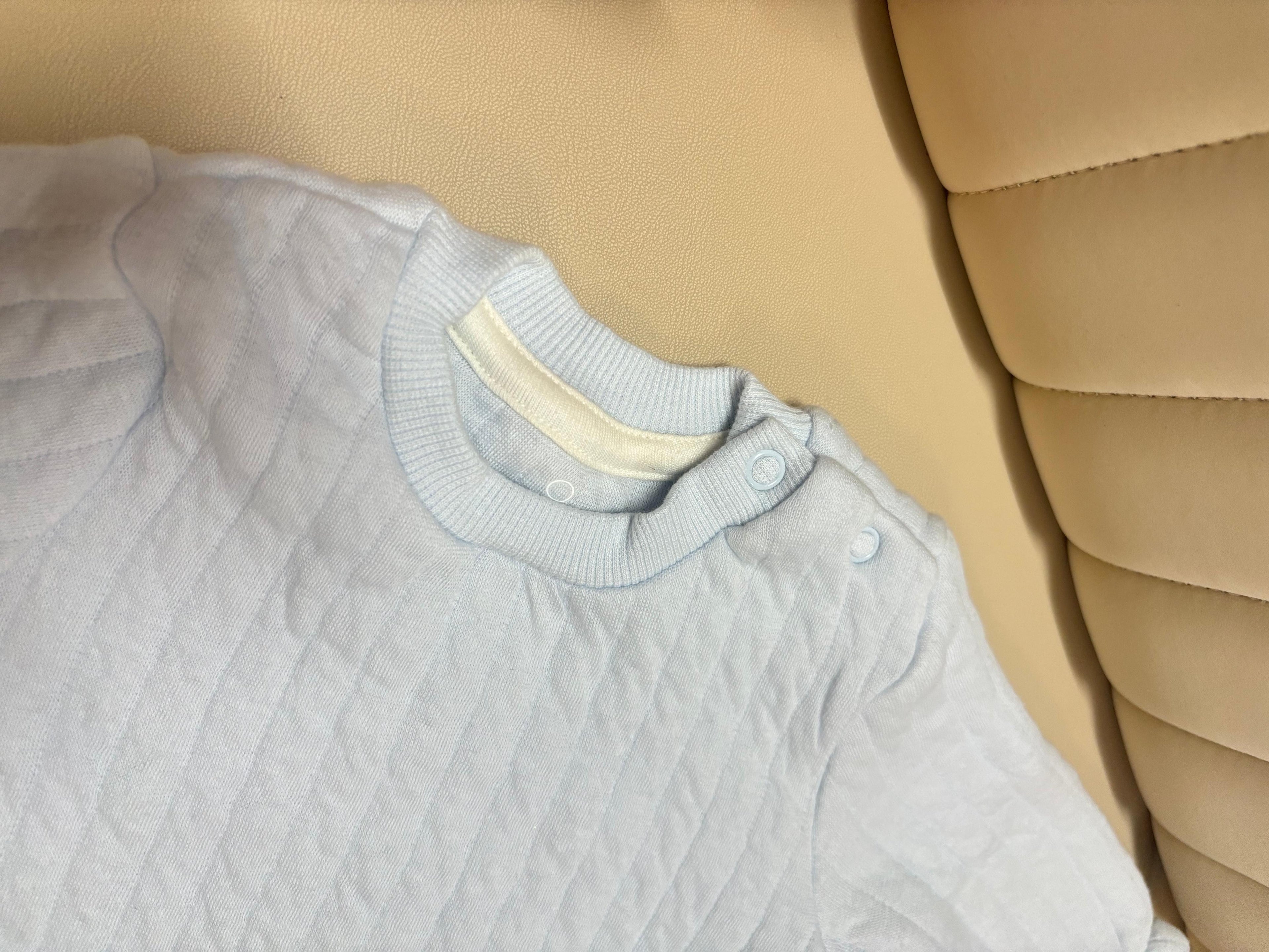 Baby Blue Quilted Co-Ord Set