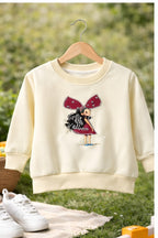 Cute Cream & Red Co-Ord Set with Mini Sling Bag